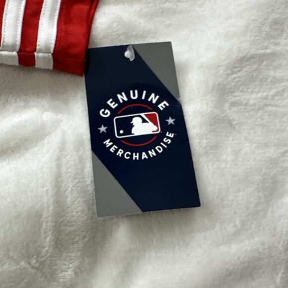 Cincinnati Reds Tie Up Jersey Shirt Womens Size XL Red MLB Baseball Fan NEW - Picture 5 of 14